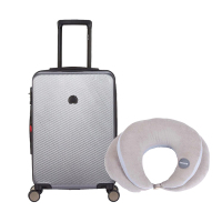 DELSEY+倍轻松组合出行套餐(DELSEY四轮22英寸拉杆箱00045880511灰色+倍轻松午睡宝贝NP D091