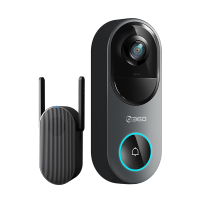 360 可视门铃6 哨兵版500万像素超清画质家用监控智能门铃电子猫眼摄像头无线wifi手机远程预录制