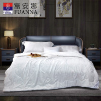 富安娜(FUANNA)家纺被芯夏被锦瑟年华提花桑蚕丝被 夏款500g