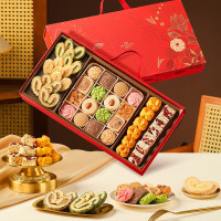 悠享时低糖酥性饼干轻盈享受小麦原香非油炸健康选原料0加蔗糖