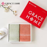 Grace丽雅GRACE新疆长绒棉毛巾家用柔软纯棉吸水洗脸面巾唯爱-2
