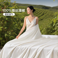 富安娜(FUANNA)澳洲羊毛蚕丝被152*210cm白色