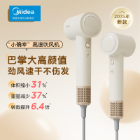 美的高速吹风机39亿等离子护发便携轻便电吹风筒大风力速干吹头发不伤发mini男女友生日礼物礼品FG106