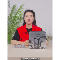 有色Yoose旋转3D浮动电动剃须刀智能充电旅行便携高效净洁胡须修剪仪