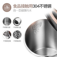 苏泊尔1.7L不锈钢电水壶1800W金属管加热防烫设计进口温控器