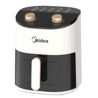 美的Midea智能空气炸锅多功能健康烹饪无油低脂时尚简约家用电器