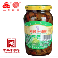 苏宁宜品四美什锦菜375g*1瓶扬州酱菜腌制酱菜食品