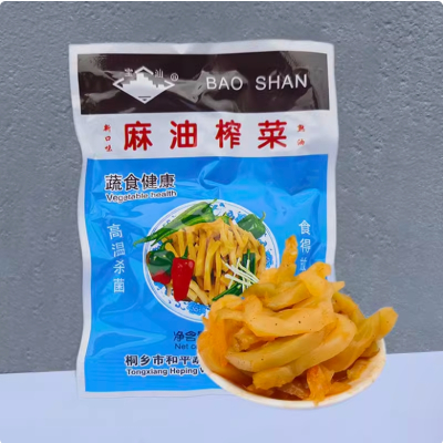 苏宁宜品榨菜80g*1袋下饭菜休闲袋装开胃香辣鲜脆