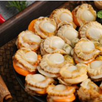 苏宁宜品扇贝肉500g冷冻带黄扇贝肉去壳去沙烧烤火锅食材国产海鲜