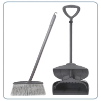 洁能尚 JNS-SZ03 户外扫马路垃圾斗带盖防风型垃圾铲 套扫 (计价单位:把)灰色