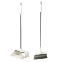 洁能尚 JNS-SZ66 扫地扫帚梳齿型笤帚两件套直立收纳套扫帚组合(计价单位:把)白色