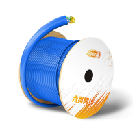 领柯捷 LKJ-WX04 305.00米/箱 0.57mm 六类4对单屏蔽 网线 (计价单位:箱) 蓝色