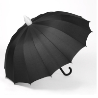 朗盛光艺 YS-07 防水套弯柄长柄 雨伞 (计价单位:把)黑色