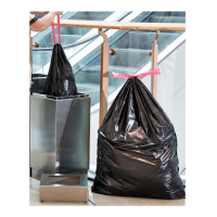 索比特 M-036 60*75cm 15只/卷 1包/卷 大号抽绳垃圾袋 (计价单位:卷) 黑色