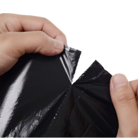 索比特 M-044 50*60cm 15只/卷 1包/卷 加厚抽绳垃圾袋 (计价单位:卷) 黑色