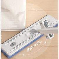 洁能尚 JNS-T08 40cm 旋转清洁无死角干湿两用免手洗 拖把(计价单位:把) 白灰色