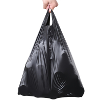 索比特 S-487 45*60cm 30只*3卷/包 加厚背心式垃圾袋 (计价单位:包) 黑色