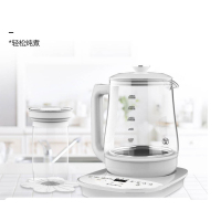 西屋（Westinghouse）养生壶 Y2煮茶器煮茶壶烧水壶 热水壶电水壶电热水壶 浅灰色