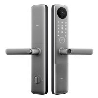 TCL K7C-C12 万家指纹AI智能摄像头可视对讲手机远程智控智能锁 雪域灰