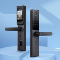 TCL S10P 智能家居 视频通话大屏猫眼AI变声防猫眼智能锁 曜石黑