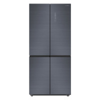 美菱 BCD-415WP9B 415升 十字四门冰箱 0.1度变频 -32℃冬眠藏鲜 星云墨