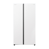 美菱 BCD-510WPBZJC 冰箱 510升对开双门超薄嵌入式净味白色智能大容量玻璃门冰箱