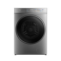 TCL 10KG洗烘一体滚筒洗衣机 P7超级筒 超大容量 免污漂洗 多模烘干 微蒸空气洗 G100P7-HD极地灰