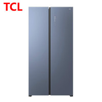 TCL R557P8-S 对开门冰箱 一级能效 557L 自由嵌入 风冷无霜纤薄 多点离子杀菌冰箱 蓝色
