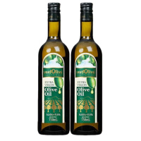 鲁花 果尔橄榄油750ml*2(非礼盒装) 西班牙原装进口烹饪烘焙油 营养健康