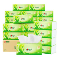 心相印(Mind Act Upon Mind) DT9100(箱装) 抽纸 茶语精选100抽20包三层塑装面巾纸