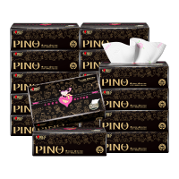 心相印(Mind Act Upon Mind) PDTY7090(箱装)品诺IP款90抽四层印花塑装面巾纸4包*12提