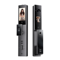 TCL 智能门锁 K11D Pro 双屏AI智能锁人脸识别AI上下双摄全景猫眼指纹密码