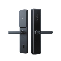 TCL 智能门锁 S10R Pro NFC全兼容灵速双校准指纹智能门锁 曜石黑