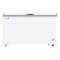 美菱 单温冰柜 BC/BD-408DTS 408升 单温卧式冷冻冷藏单温速冻 一级能效 白色