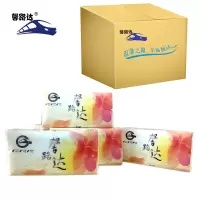 馨路达 企业面巾抽纸(温馨洁雅系列)双层200抽6连包量贩装整箱装 10提/箱