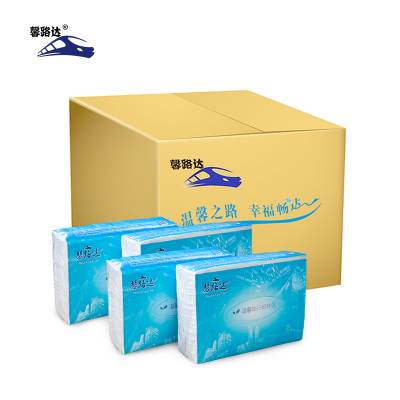 馨路达 企业擦手纸(城市印象系列)原生木浆纸 一层200抽410克 20包/箱