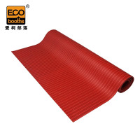ECOBOOTHS/爱柯部落 耐信经济型绝缘垫 5001-经济款 1m×1m×6mm 耐高压15kV 红色条纹