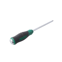 长鹿工具 双色柄穿心螺丝刀6X150十字 1支