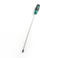 长鹿工具 双色柄抗油螺丝刀6*300十字 1支