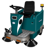 亚伯兰(abram)YBL-1100 (48V32A) 驾驶式扫地车 物业保洁工厂商用市政环卫清扫车 室内扫地车 边扫边