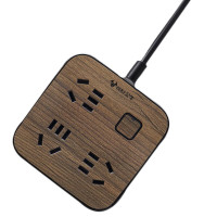 公牛 新国标插座/接线板 6位总控 GN-R3330 黑色木纹 1.8米