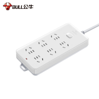 公牛 新国标插座/接线板 6位总控 GN-109K 10m