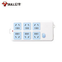 公牛 (BULL)新国标插座/接线板 6位总控 无线(需自行配电源线和插头)GN-109K(单位:个)