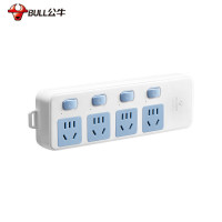 公牛 新国标插座/接线板 GN-315 4位分控 5米