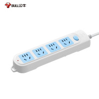 公牛 (BULL)新国标插座接线板 4位总控 全长5米 GN-601(单位:个)