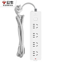 公牛新国标插座/插线板 4位总控 GN-410 5米