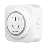 公牛(BULL)机械定时器插座/转换器 通断电 24小时循环 电热水器适用 10A GND-2(单位:个)
