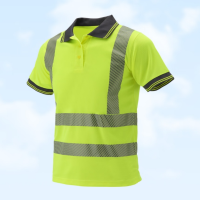 CMCBRIGHT 反光衣 环卫施工工地汽车交通安全警示衣 003022Y 荧光黄 2XL