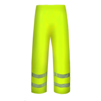 CMCBRIGHT 经典高警示反光雨裤 环卫施工工地汽车交通安全警示 008005Y 荧光黄 XL
