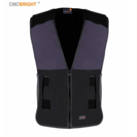 CMCBRIGHT 降温背心 夏季防暑防热射涤棉耐磨抗撕裂凉爽透气 011030B 黑色+藏青色 均码